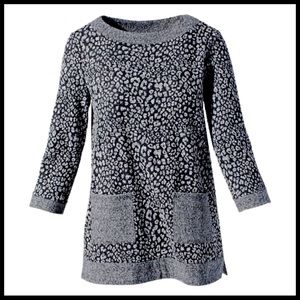 Chico’s▪️CoziSoft Leopard-Print Tunic